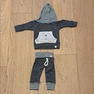 Striped Hoodie and Pants Set for Kids